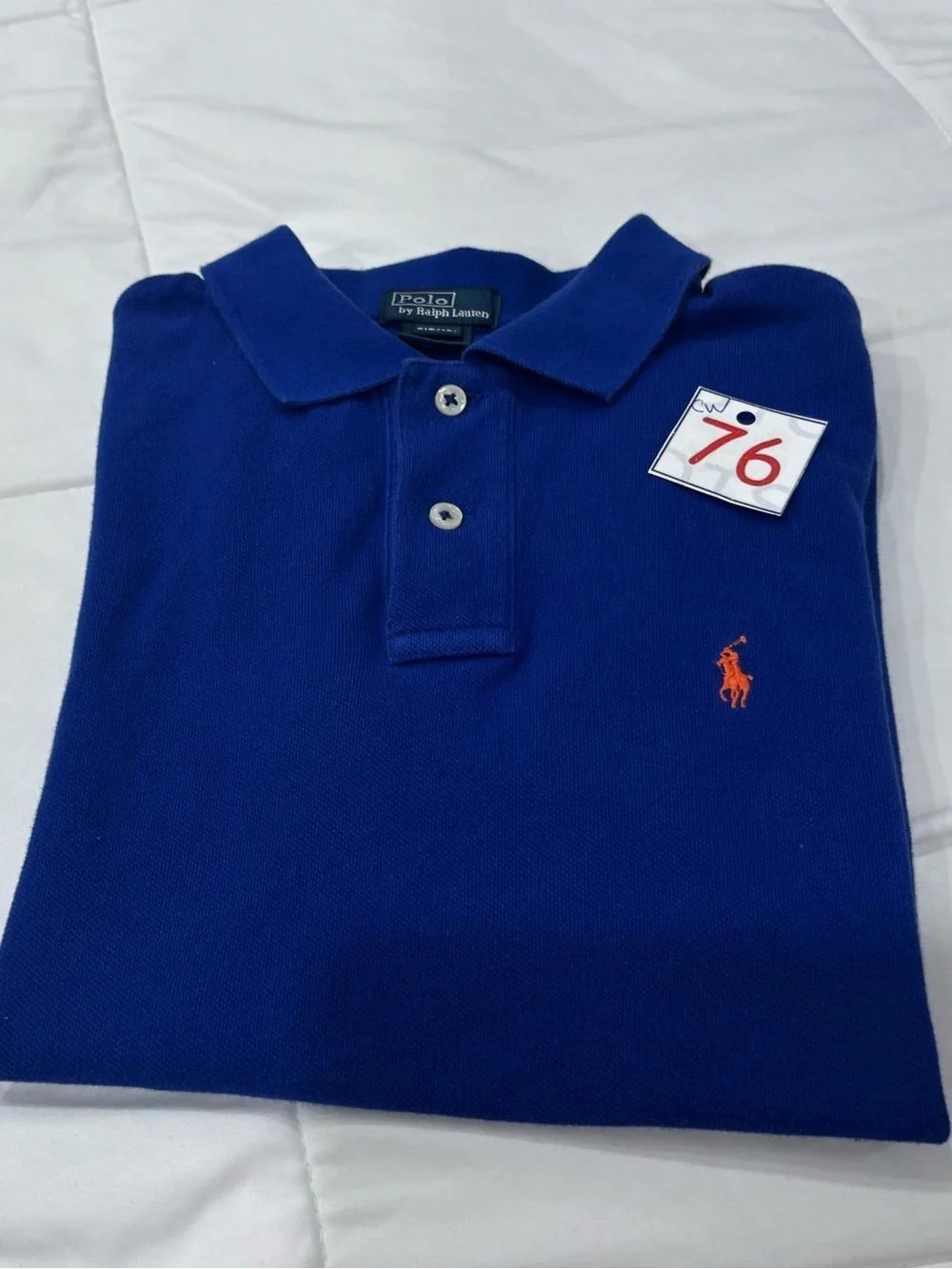 Ralph Lauren Polo Shirt Small (8/10) in Cobalt Blue